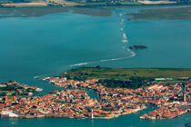 l'île de Murano © Philip Plisson / Plisson La Trinité / AA37468 - Nos reportages photos - Vue aérienne