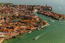 l'île de Murano © Philip Plisson / Plisson La Trinité / AA37469 - Nos reportages photos - Vue aérienne