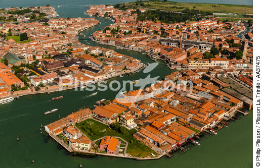 l'île de Murano - © Philip Plisson / Plisson La Trinité / AA37475 - Nos reportages photos - Lagune de Venise