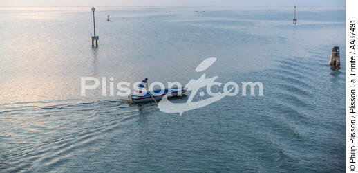 La lagune de Venise - © Philip Plisson / Plisson La Trinité / AA37491 - Nos reportages photos - Lagune de Venise