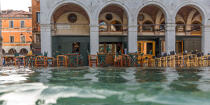High tide in Venice © Philip Plisson / Plisson La Trinité / AA37510 - Photo Galleries - Town [It]
