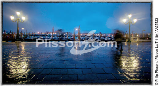 Venise - © Philip Plisson / Plisson La Trinité / AA37523 - Nos reportages photos - Venise