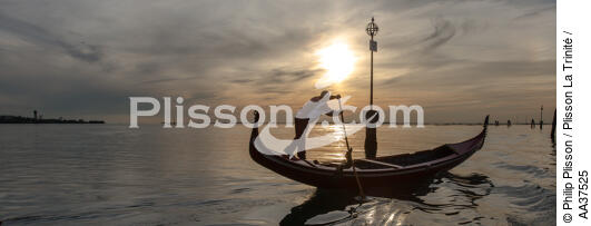 Venise - © Philip Plisson / Plisson La Trinité / AA37525 - Nos reportages photos - Panoramique horizontal