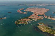 Venise © Philip Plisson / Plisson La Trinité / AA37586 - Nos reportages photos - Vue aérienne