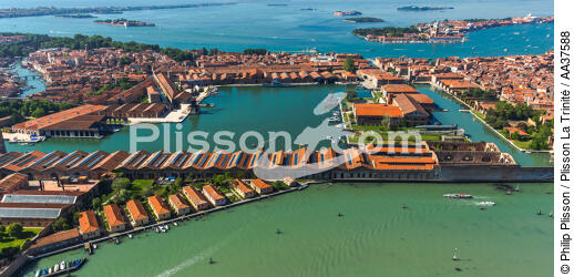 Venise - © Philip Plisson / Plisson La Trinité / AA37588 - Nos reportages photos - Venise