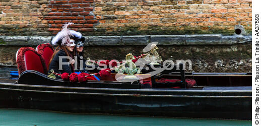 Carnaval de Venise - © Philip Plisson / Plisson La Trinité / AA37593 - Nos reportages photos - Venise