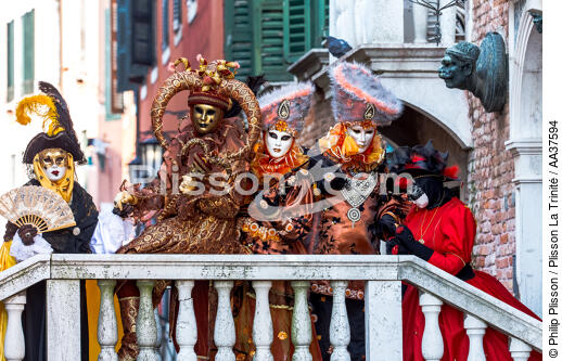 Carnaval de Venise - © Philip Plisson / Plisson La Trinité / AA37594 - Nos reportages photos - Venise sous tous les angles