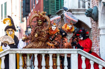 Carnaval de Venise © Philip Plisson / Plisson La Trinité / AA37594 - Nos reportages photos - Carnaval