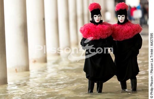 High tide in Venice - © Philip Plisson / Plisson La Trinité / AA37595 - Photo Galleries - Big tides