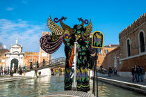 Venice Carnival © Philip Plisson / Plisson La Trinité / AA37596 - Photo Galleries - Venice