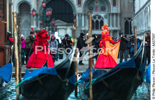 Venice Carnival - © Philip Plisson / Plisson La Trinité / AA37597 - Photo Galleries - Celebration