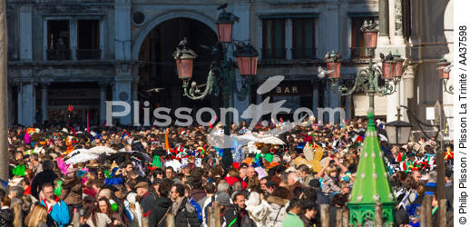 Venice Carnival - © Philip Plisson / Plisson La Trinité / AA37598 - Photo Galleries - Town [It]