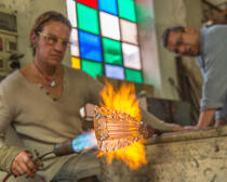 Glass work art at the Murano [AT] © Philip Plisson / Plisson La Trinité / AA37600 - Photo Galleries - Site of interest [It]