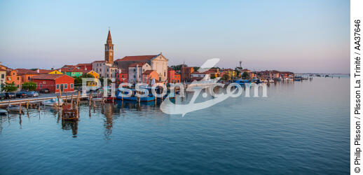 Sant'Antonio di Pellestrina in the Venice Lagoon - © Philip Plisson / Plisson La Trinité / AA37646 - Photo Galleries - Venetian lagoon