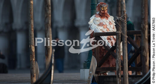 Venise - © Philip Plisson / Plisson La Trinité / AA37663 - Nos reportages photos - Carnaval