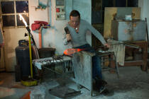 Le Travail du verre sur Murano © Philip Plisson / Plisson La Trinité / AA37682 - Nos reportages photos - Site [It]