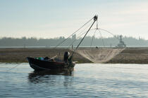 La pêche dans la lagune de Venise © Philip Plisson / Plisson La Trinité / AA37686 - Nos reportages photos - Site [It]
