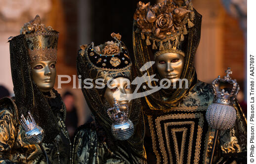 Venice Carnival [AT] - © Philip Plisson / Plisson La Trinité / AA37697 - Photo Galleries - Celebration
