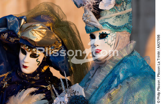 Carnaval de Venise - © Philip Plisson / Plisson La Trinité / AA37698 - Nos reportages photos - Venise