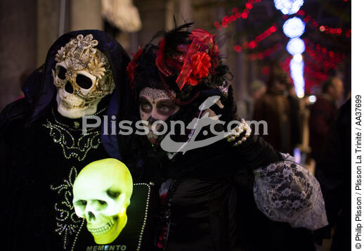Carnaval de Venise - © Philip Plisson / Plisson La Trinité / AA37699 - Nos reportages photos - Venise