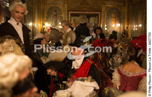 Carnaval de Venise - © Philip Plisson / Plisson La Trinité / AA37700 - Nos reportages photos - Venise