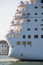 Traffic des paquebots à Venise © Philip Plisson / Plisson La Trinité / AA37704 - Nos reportages photos - Transport maritime