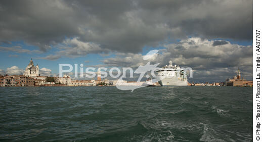 Traffic des paquebots à Venise - © Philip Plisson / Plisson La Trinité / AA37707 - Nos reportages photos - Venise