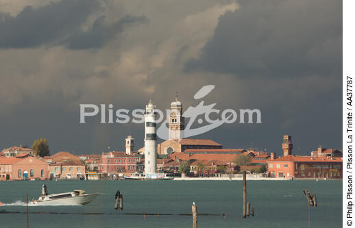 L'ile de Murano - © Philip Plisson / Plisson La Trinité / AA37787 - Nos reportages photos - Lagune de Venise