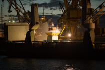Traffic maritime dans la lagune de Venise © Philip Plisson / Plisson La Trinité / AA37806 - Nos reportages photos - Site [It]