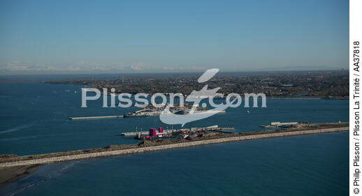 Projet Mose pour protéger Venise contre les grandes marées - © Philip Plisson / Plisson La Trinité / AA37818 - Nos reportages photos - Projet MOSE