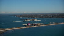 Projet Mose pour protéger Venise contre les grandes marées © Philip Plisson / Plisson La Trinité / AA37818 - Nos reportages photos - Projet MOSE
