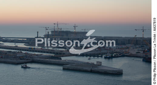 Projet Mose pour protéger Venise contre les grandes marées - © Philip Plisson / Plisson La Trinité / AA37819 - Nos reportages photos - Projet MOSE