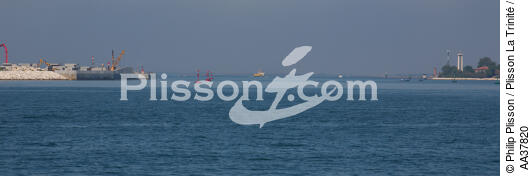 Projet Mose pour protéger Venise contre les grandes marées - © Philip Plisson / Plisson La Trinité / AA37820 - Nos reportages photos - Grande marée