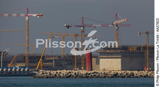 Projet Mose pour protéger Venise contre les grandes marées - © Philip Plisson / Plisson La Trinité / AA37823 - Nos reportages photos - Grande marée