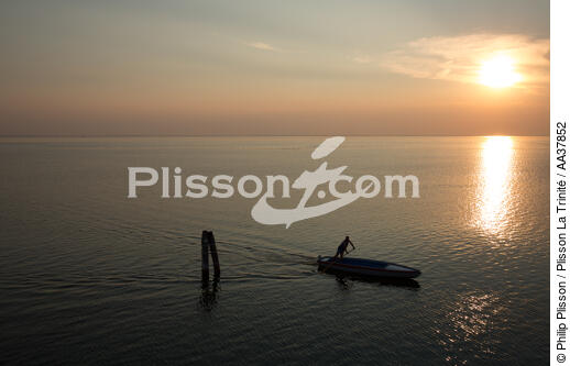 Dans la lagune de venise - © Philip Plisson / Plisson La Trinité / AA37852 - Nos reportages photos - Site [It]