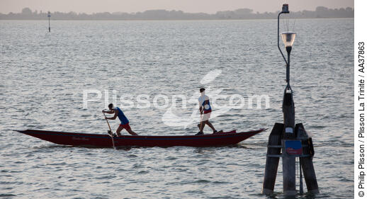 Dans la lagune de venise - © Philip Plisson / Plisson La Trinité / AA37863 - Nos reportages photos - Site [It]