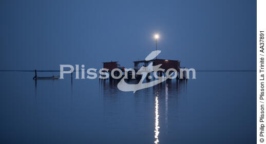 L'activité conchylicole dans la lagune de Venise - © Philip Plisson / Plisson La Trinité / AA37891 - Nos reportages photos - Italie