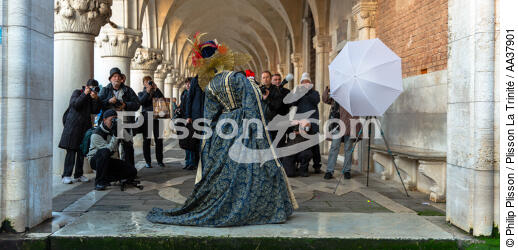 Carnaval de Venise - © Philip Plisson / Plisson La Trinité / AA37901 - Nos reportages photos - Fête