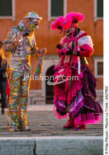 Venice Carnival [AT] - © Philip Plisson / Plisson La Trinité / AA37902 - Photo Galleries - Venice