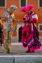 Carnaval de Venise © Philip Plisson / Plisson La Trinité / AA37902 - Nos reportages photos - Venise