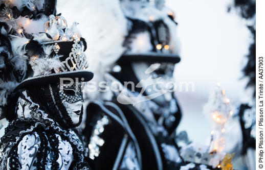 Carnaval de Venise - © Philip Plisson / Plisson La Trinité / AA37903 - Nos reportages photos - Venise