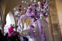 Venice Carnival [AT] © Philip Plisson / Plisson La Trinité / AA37906 - Photo Galleries - Town [It]