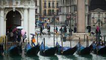 Acqua alta in Venice © Philip Plisson / Plisson La Trinité / AA37926 - Photo Galleries - Town [It]