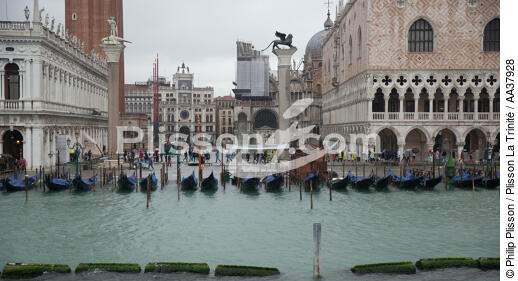 Acqua alta in Venice - © Philip Plisson / Plisson La Trinité / AA37928 - Photo Galleries - Italy