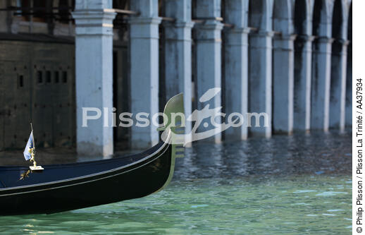 Acqua alta in Venice - © Philip Plisson / Plisson La Trinité / AA37934 - Photo Galleries - Town [It]