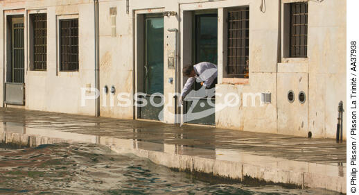Acqua alta in Venice - © Philip Plisson / Plisson La Trinité / AA37938 - Photo Galleries - Big tides