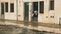 Acqua alta à Venise © Philip Plisson / Plisson La Trinité / AA37938 - Nos reportages photos - Environnement