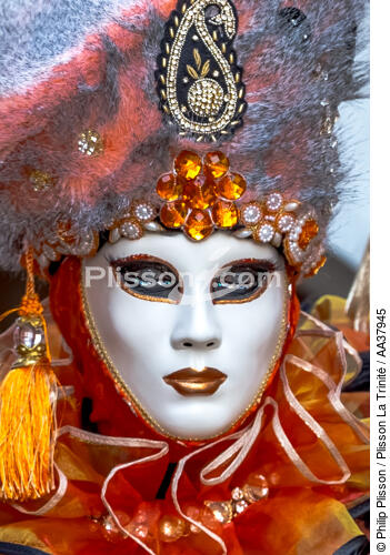 The Carnival of Venice [AT] - © Philip Plisson / Plisson La Trinité / AA37945 - Photo Galleries - People