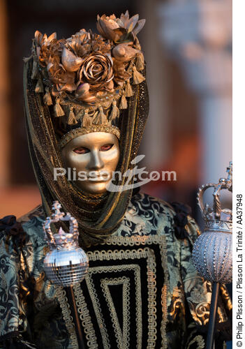 La Carnaval de Venise - © Philip Plisson / Plisson La Trinité / AA37948 - Nos reportages photos - Fête