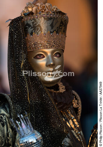 The Carnival of Venice [AT] - © Philip Plisson / Plisson La Trinité / AA37949 - Photo Galleries - People